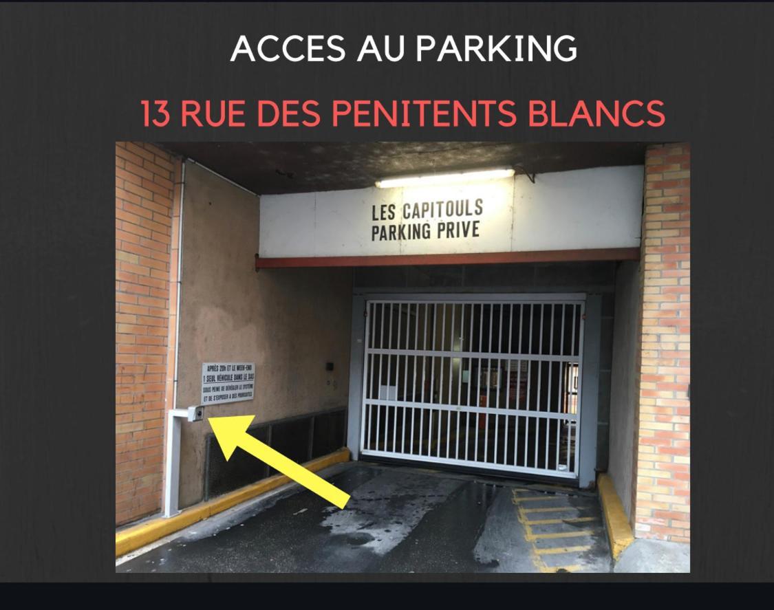 Hyper-Centre Historique Avec Possibilite De Reservation Parking Τουλούζη Εξωτερικό φωτογραφία